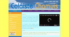 Desktop Screenshot of colaistechamuis.ie